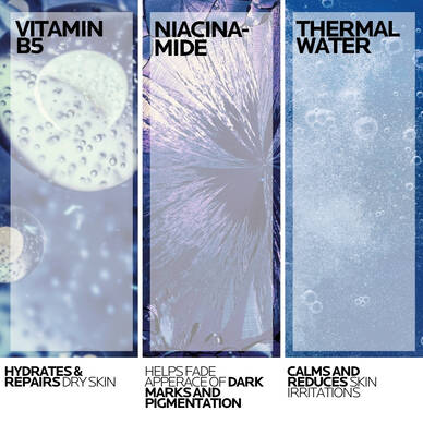 Toleriane Caring Wash Hydrating Cleanser formulated with vitamin B5, niacinamide and thermal water