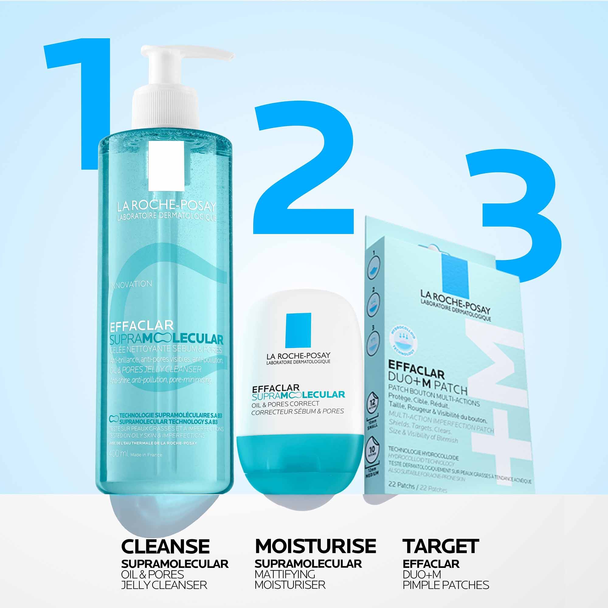 La Roche-Posay EFFACLAR Supramolecular Oil & Pore Mattifying Moisturiser 10