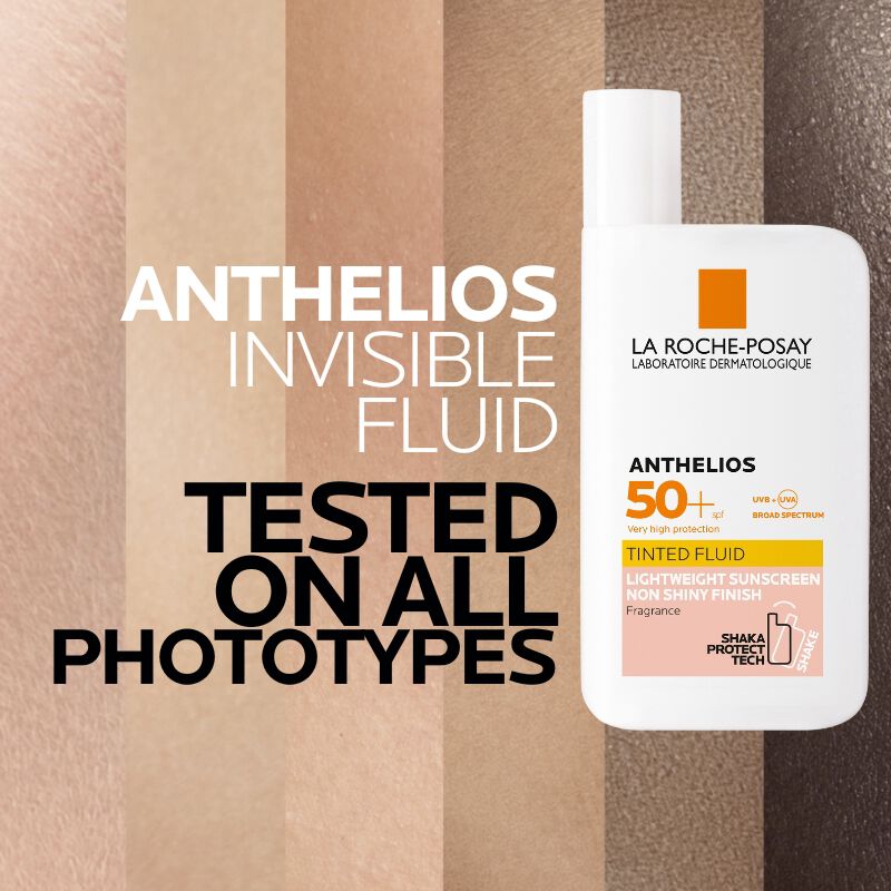 Anthelios Tinted Fluid Facial Sunscreen SPF 50+