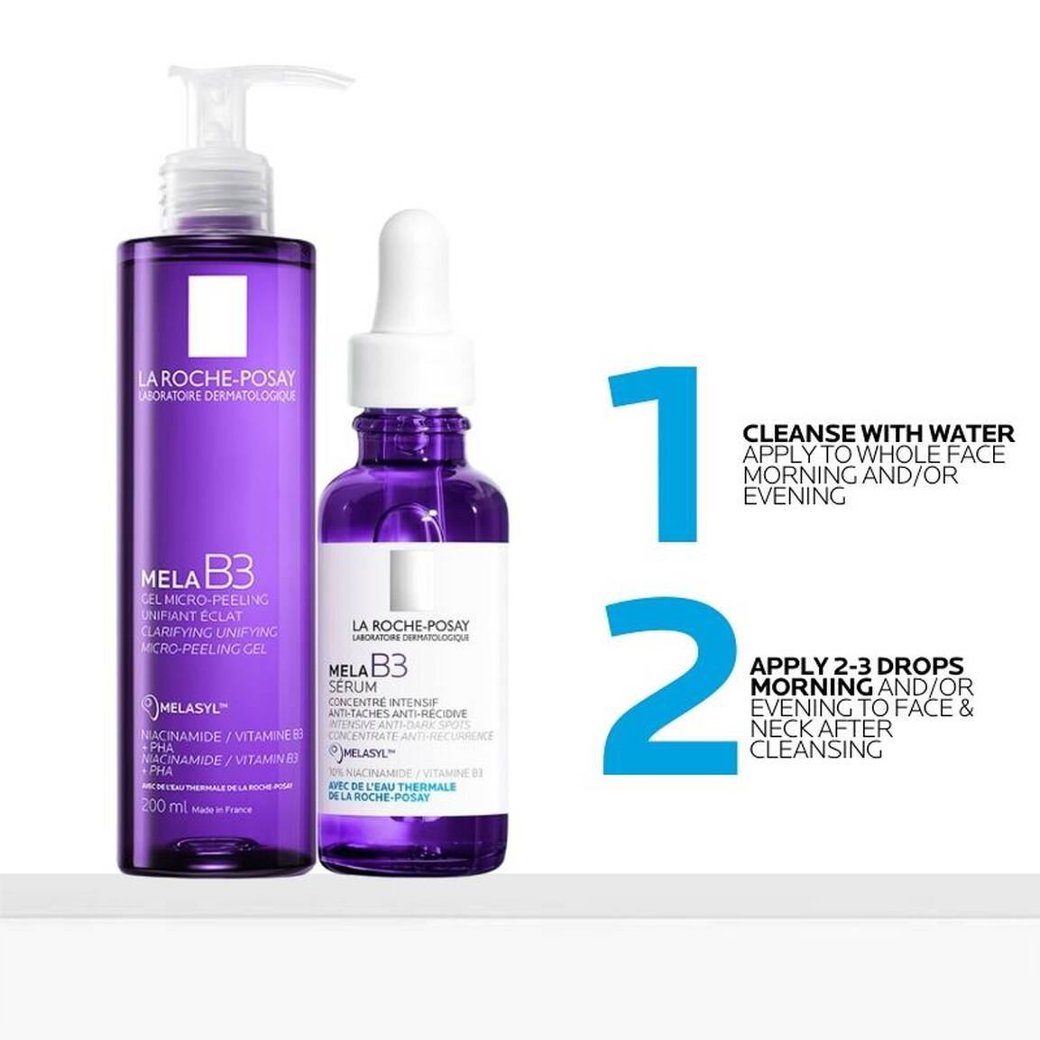 Mela B3 Duo For Dark Spots Skincare Set La Roche Posay Australia mela-b3-duo-for-dark-spots-skincare-set-la-roche-posay-australia