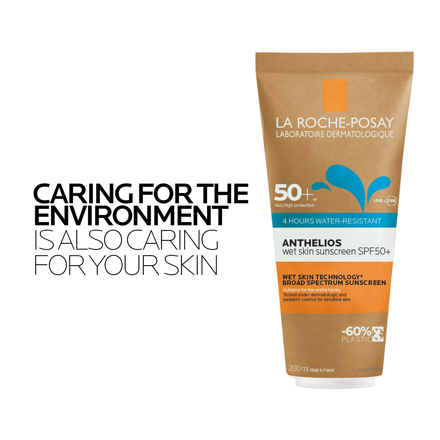 Anthelios Wet Skin Sunscreen SPF 50+