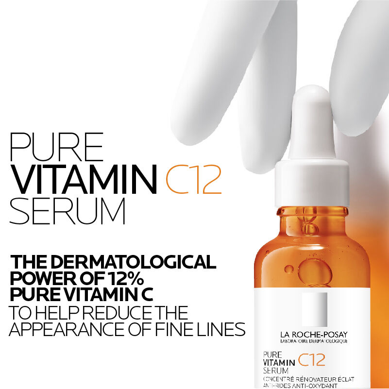 Pure Vitamin C12 Serum: the dermatological power of 12% pure vitamin C to help reduce the appearance of fine lines