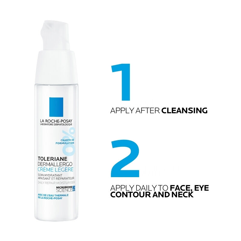 Toleriane Dermallergo Light Creme Hydrating Moisturiser 40ml