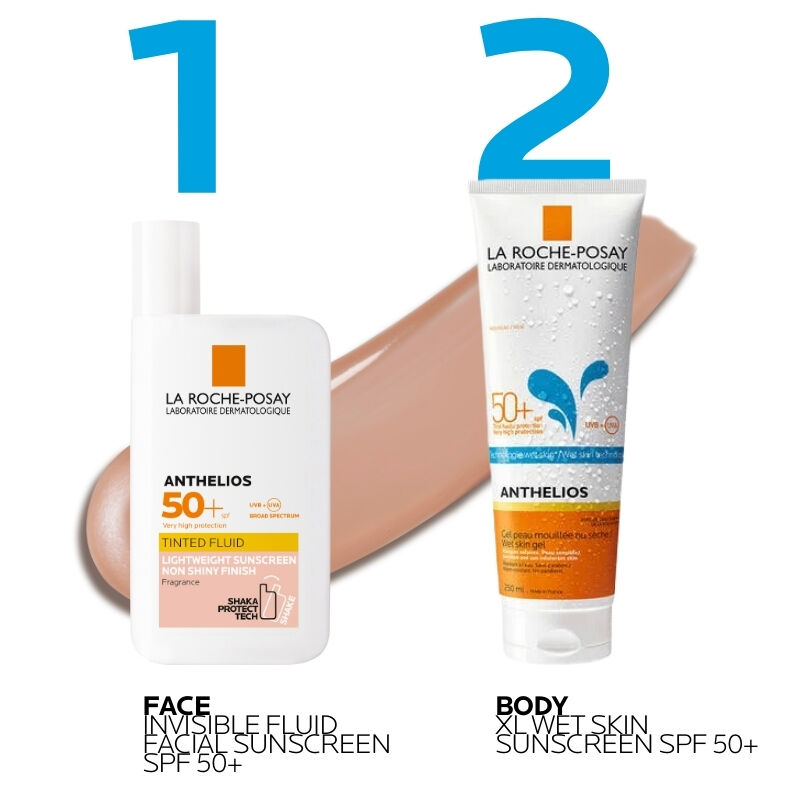 Anthelios Tinted Fluid Facial Sunscreen SPF 50+