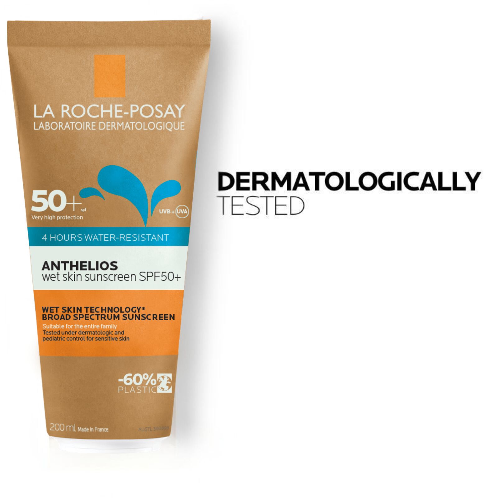 Anthelios Wet Skin Sunscreen SPF 50+