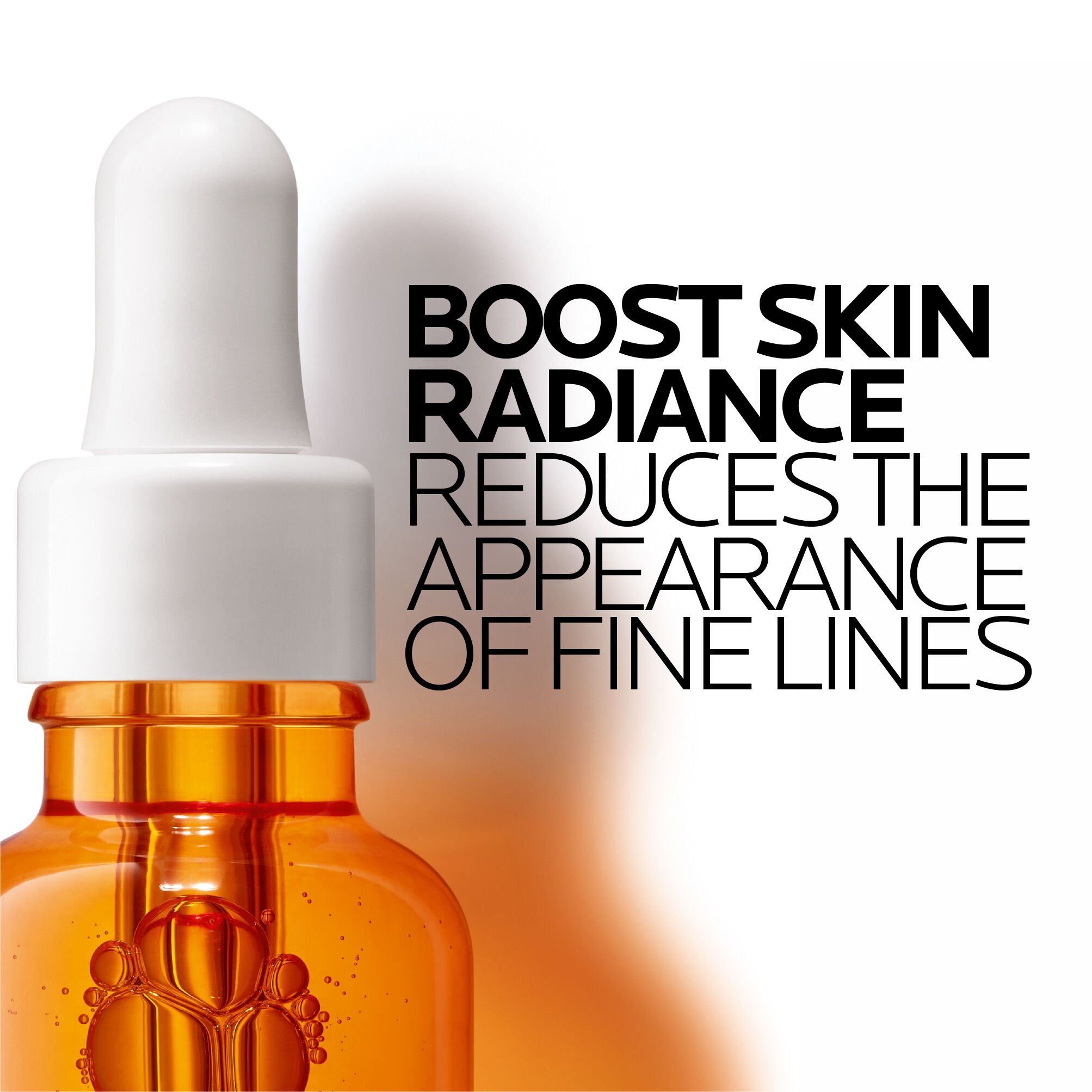La Roche-Posay's Pure Vitamin C Serum boosts skin radiance and reduces the appearance of fine lines