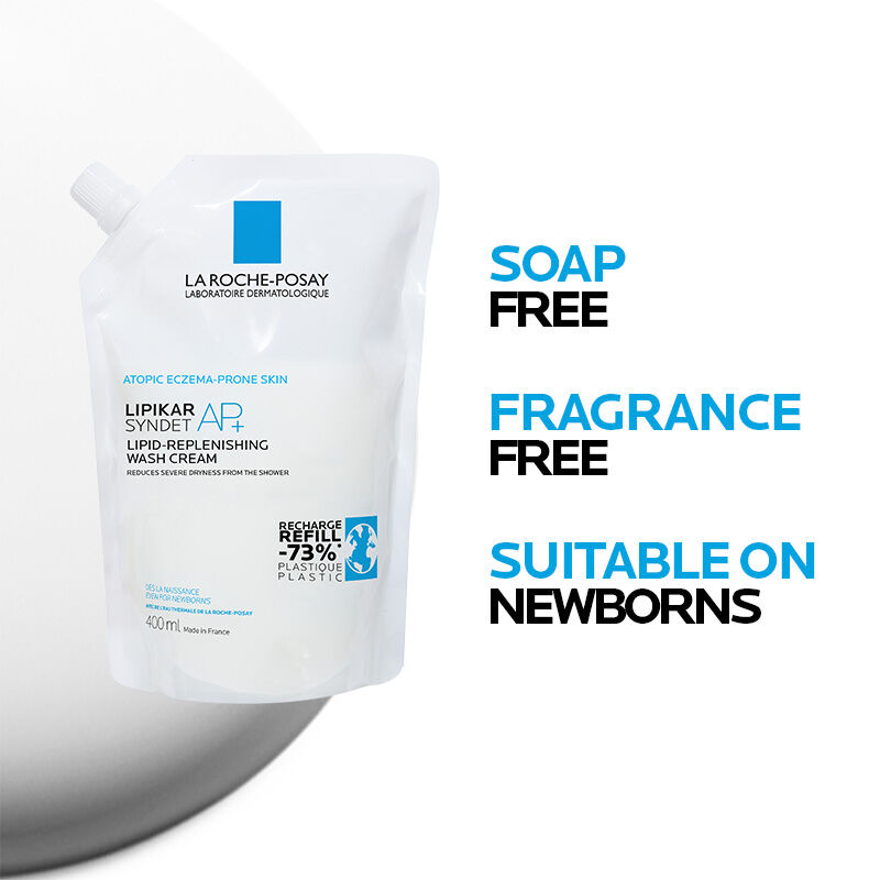 Lipikar Syndet Ap+ Body Wash Shower Cream ECO REFILL
