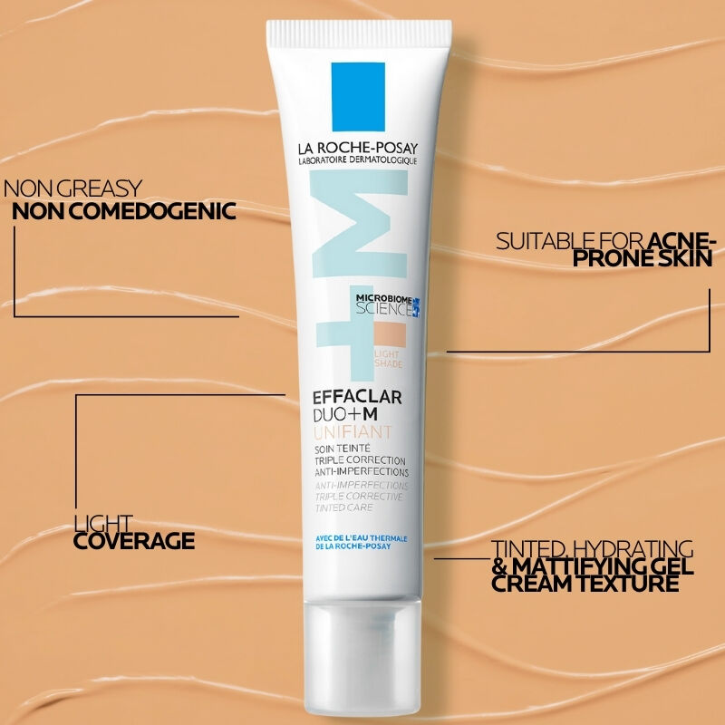 Effaclar Duo+M Unifiant Anti Imperfections Tinted Moisturiser - Features