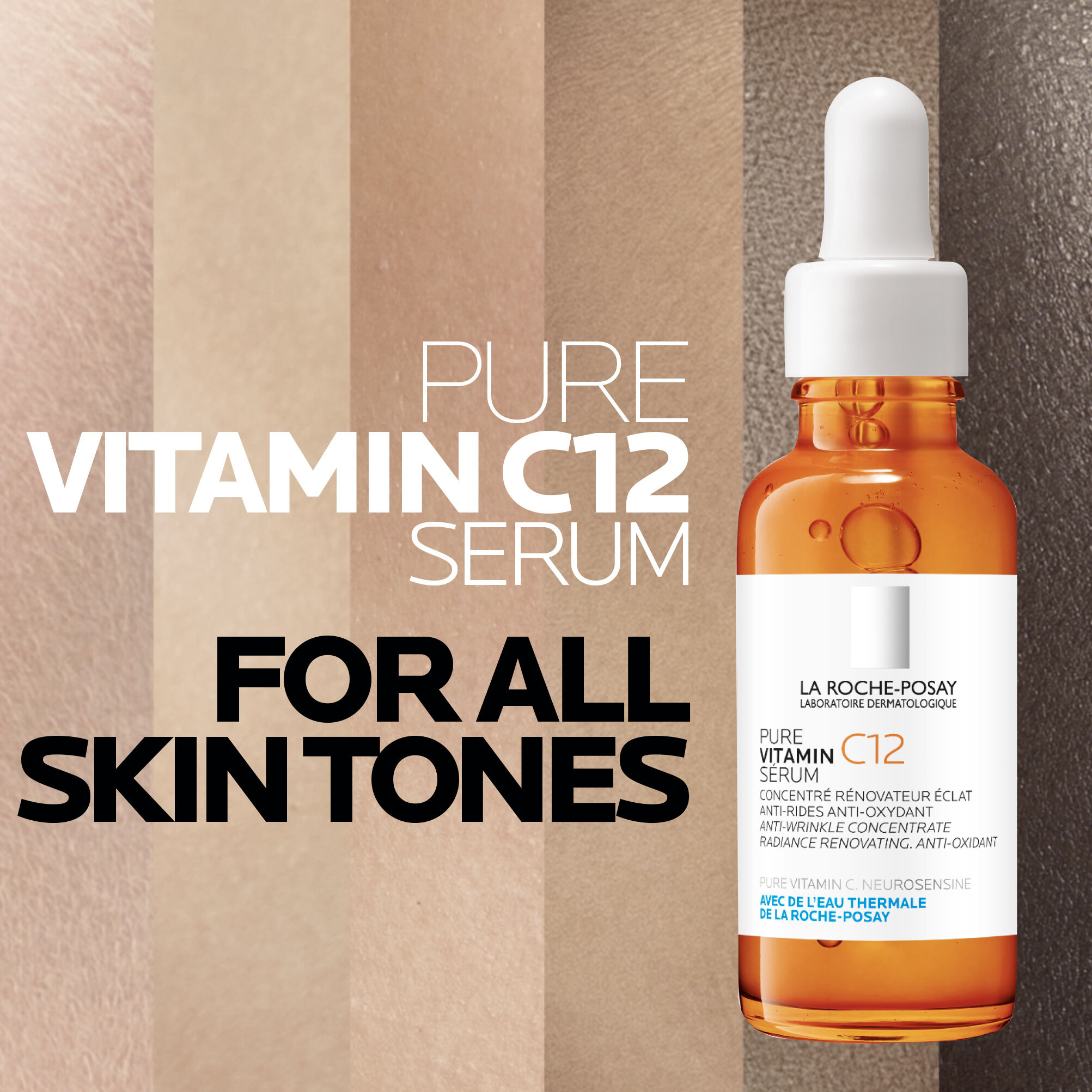 Pure Vitamin C12 Serum suitable for all skin tones