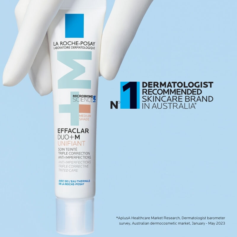 La Roche-Posay is the No. 1 Dermatologist Recommended Skincare Brand in Australia*