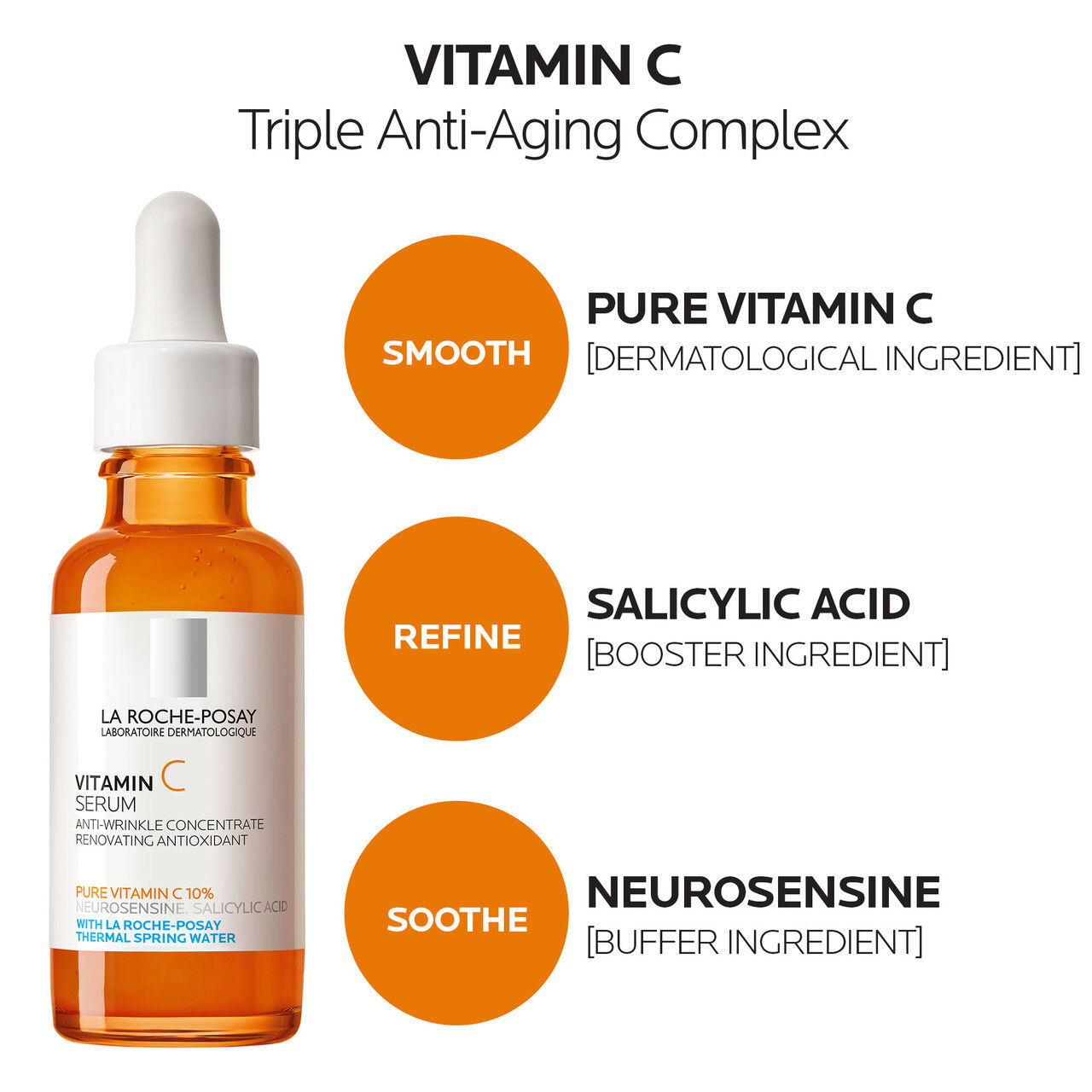 Vitamin C 10 Brightening Serum For Face La Roche Posay Australia