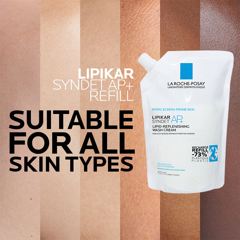 Lipikar Syndet Ap+ Body Wash Shower Cream ECO REFILL