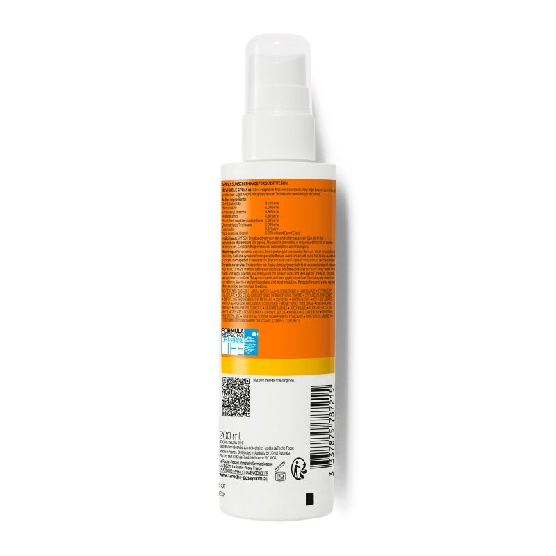 Anthelios Invisible Spray Sunscreen SPF 50+ 200ML