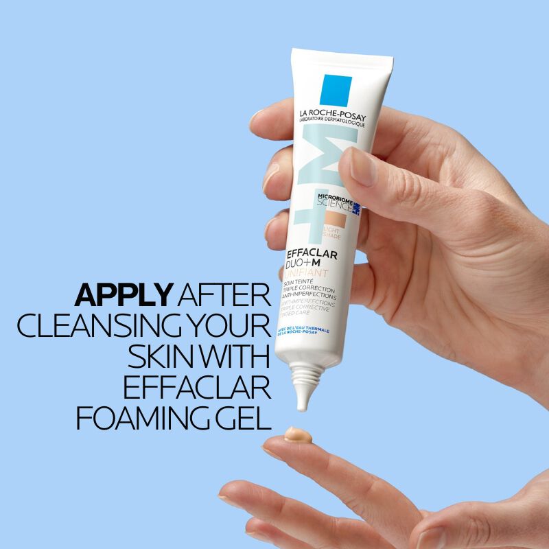 Apply after cleansing your skin with Effaclar Foaming Gel