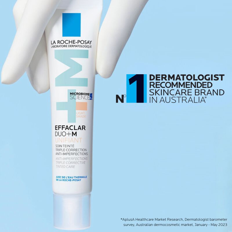 La Roche-Posay is the No. 1 Dermatologist Recommended Skincare Brand in Australia*