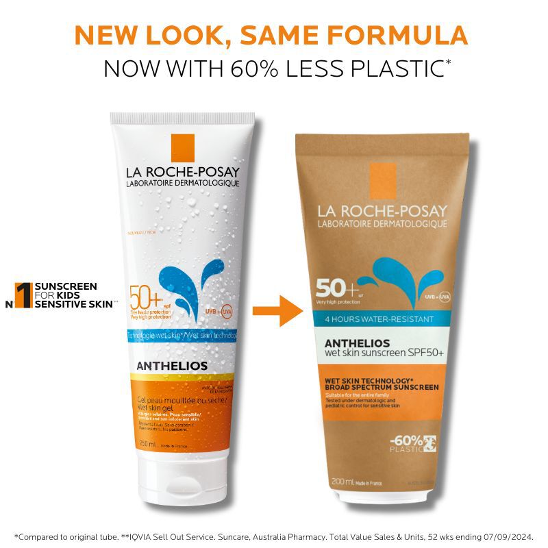 Anthelios Wet Skin Sunscreen SPF 50+