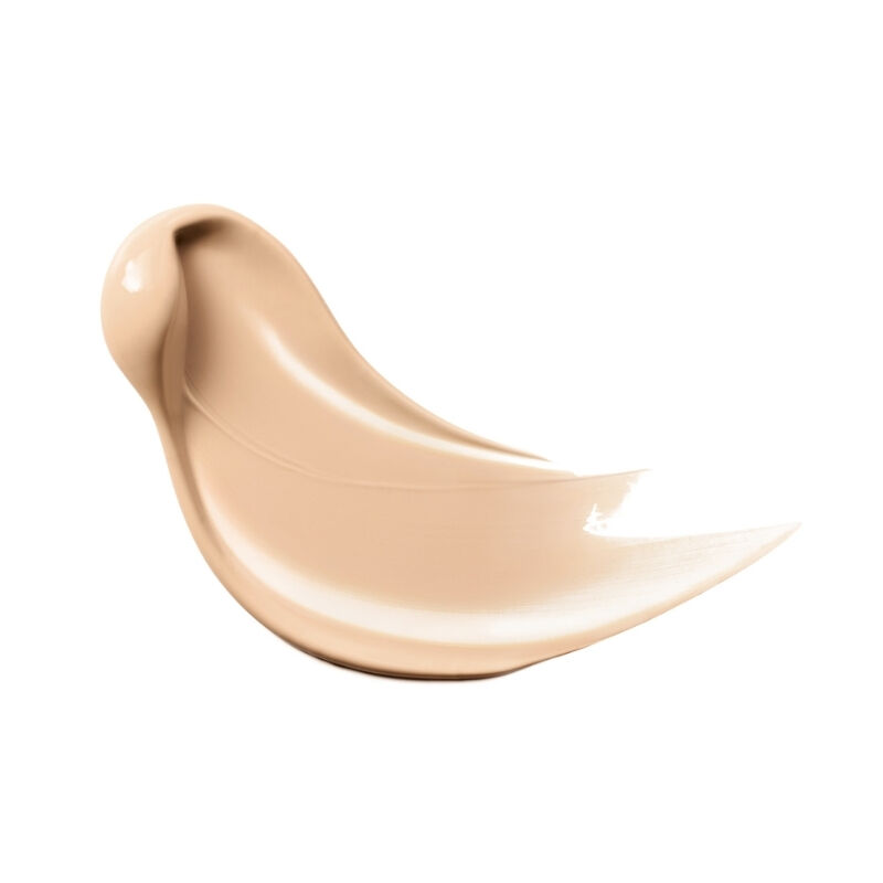 Tinted BB cream with SPF 50 texture showing the lightweight, medium coverage formula