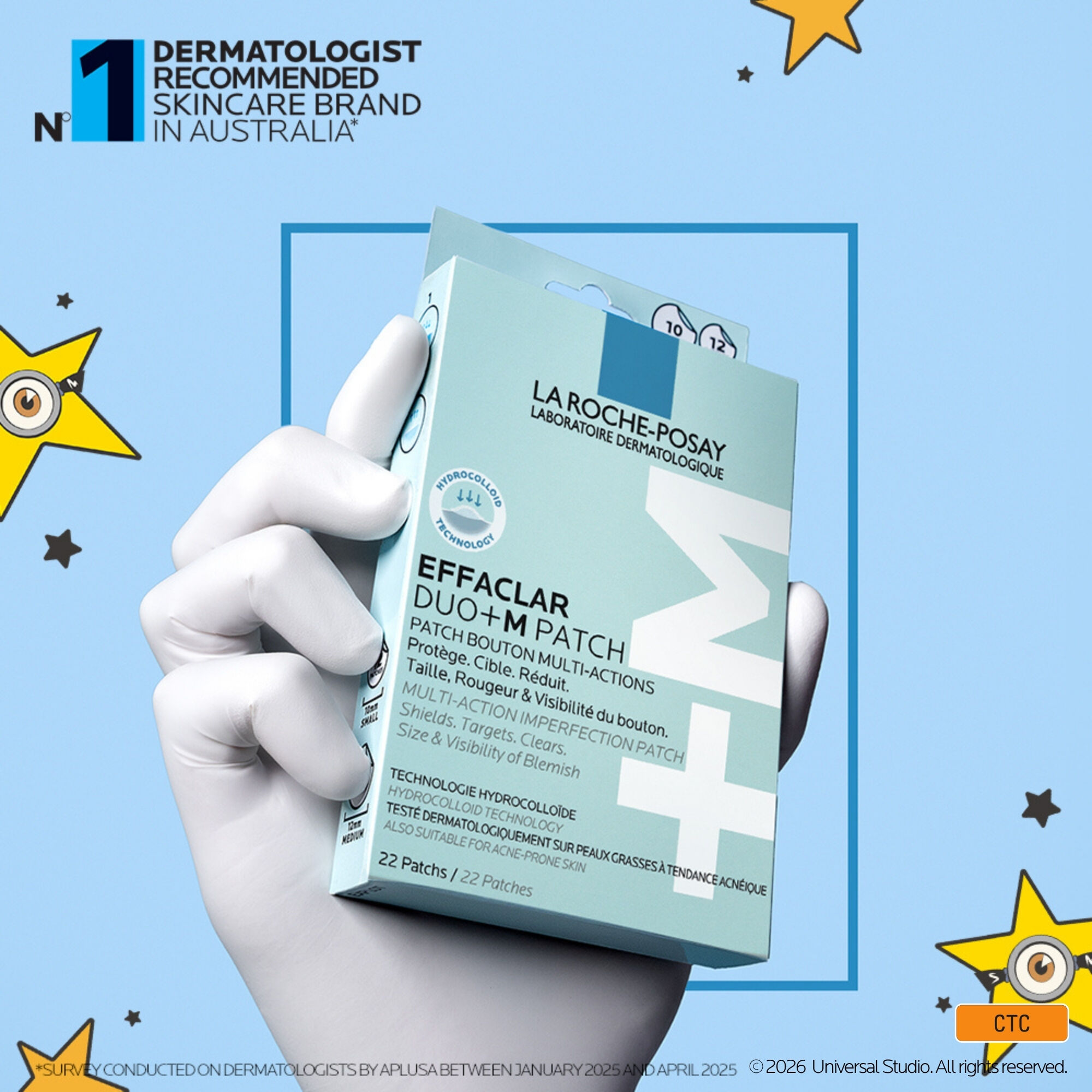 EFFACLAR DUO+M 3H PIMPLE PATCHES
