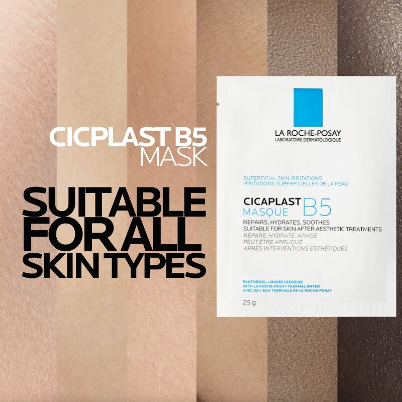 Cicaplast B5 Hydrating Sheet Mask 5 pack La RochePosay Australia