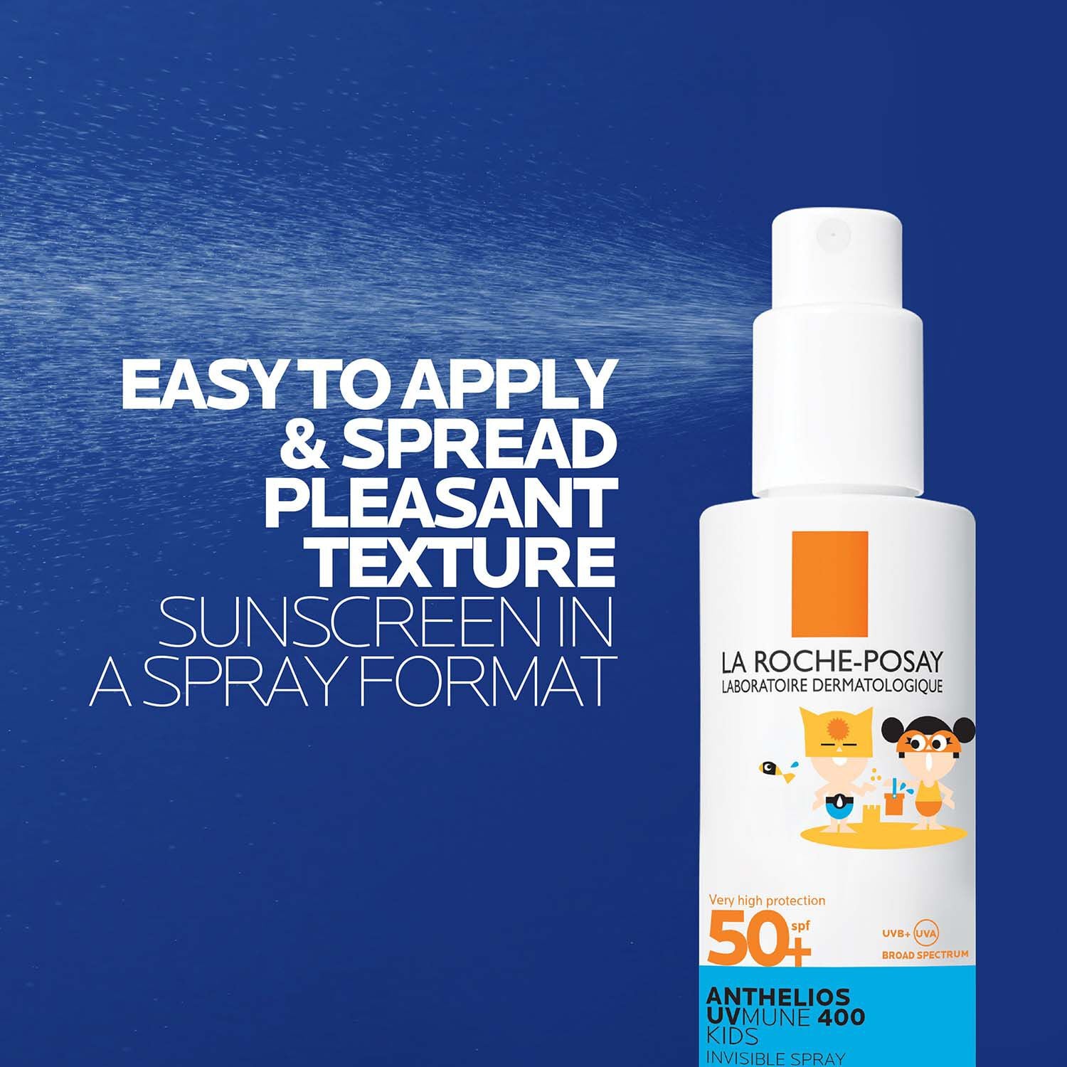 La Roche-Posay Anthelios UVMune 400 Ultra Invisible Kids Spray SPF50 04