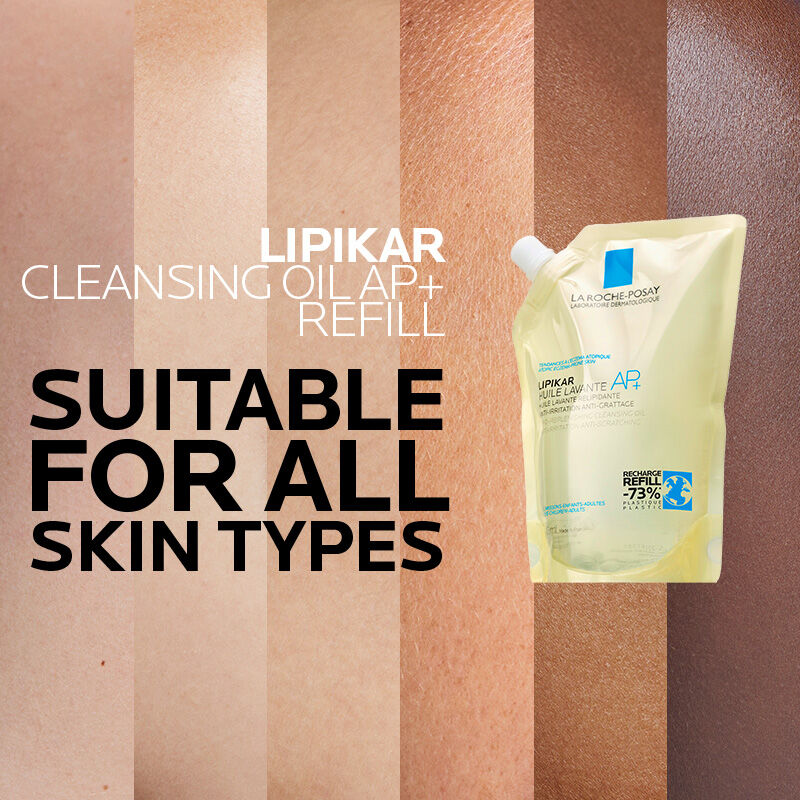 LIPIKAR HUILE LAVANTE AP+ BODY CLEANSING OIL ECO REFILL