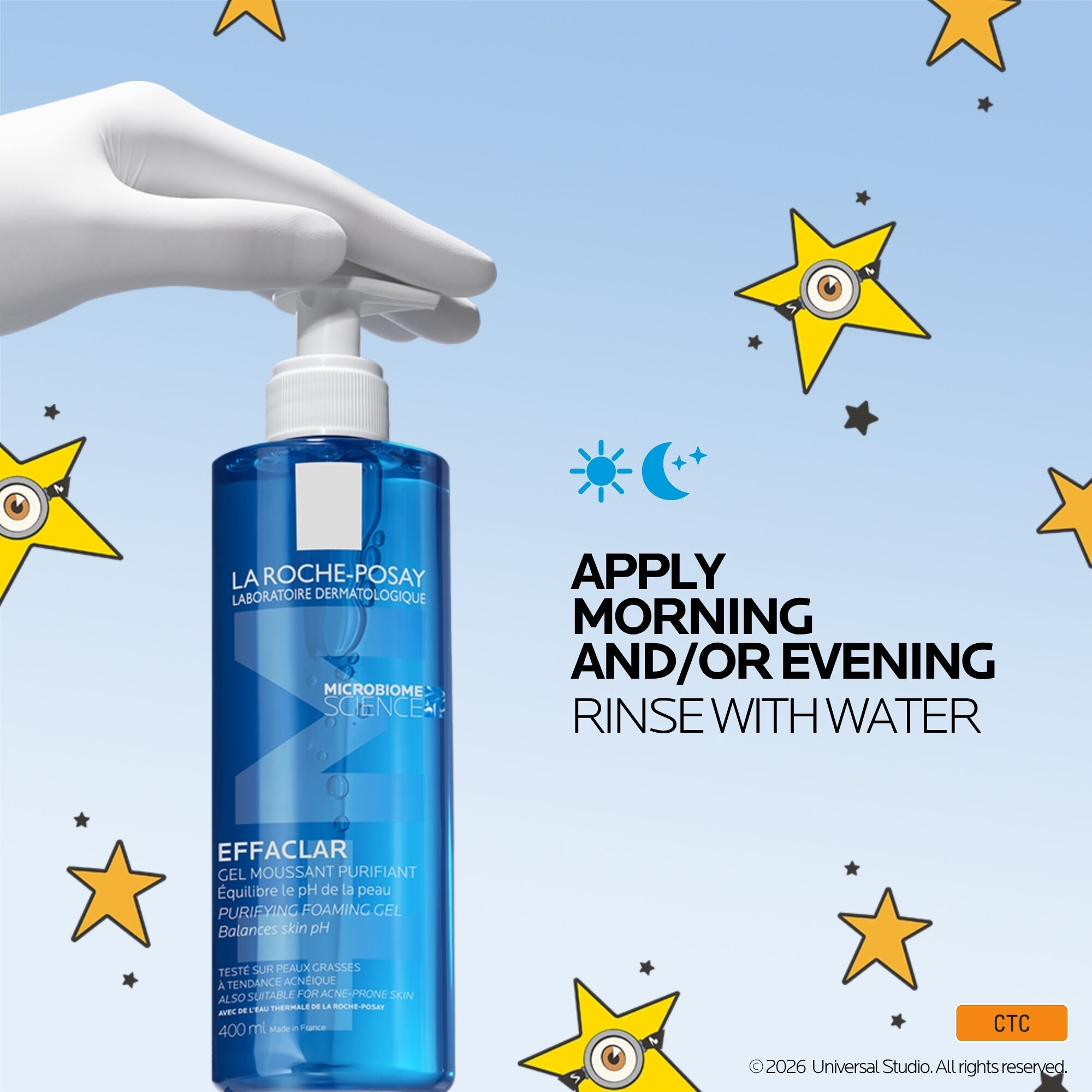 Effaclar foaming gel cleanser reduces blackheads after 4 weeks of consistent usage