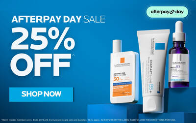 LA ROCHE-POSAY AFTERPAY 25% OFF