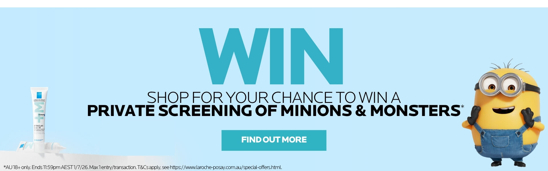 La roche-posay EFFACLAR minions competition
