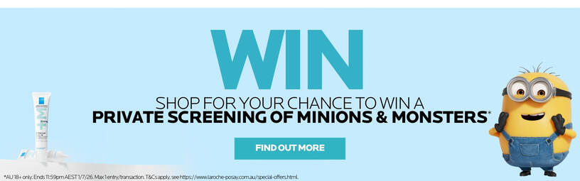 La roche-posay EFFACLAR minions competition