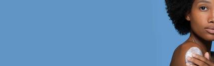 woman using shea butter