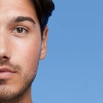 MAN WITH LA ROCHE POSAY MICELLER WATER MISTED SKIN