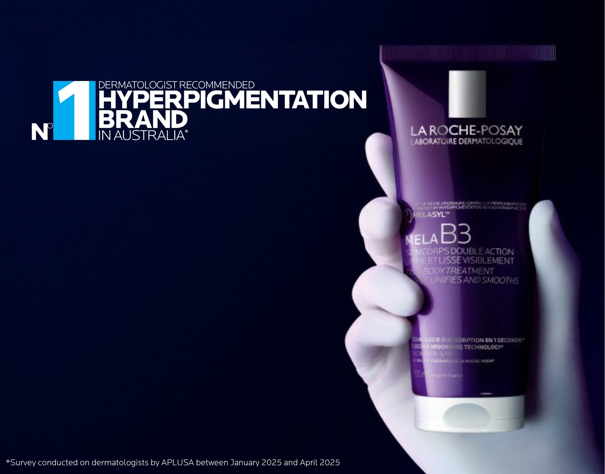 La Roche-Posay is the No. 1 Dermatologist Recommended Skincare Brand in Australia*
