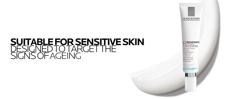 Suitable for sensitive skin, designed to target the signs of ageing
