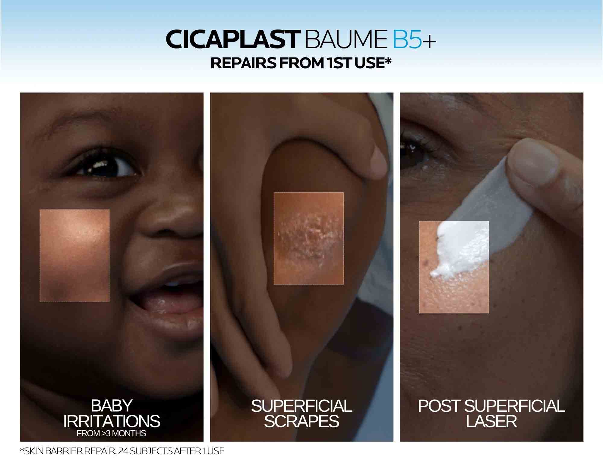 Powered by Vitamin B5+, Tribioma and Madecassoside
